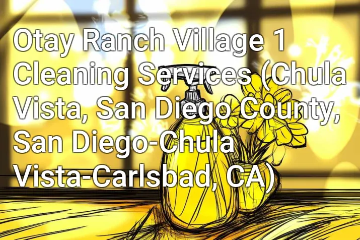 Otay Ranch Village 1 Cleaning Services (Chula Vista, San Diego County, San Diego-Chula Vista-Carlsbad, CA)