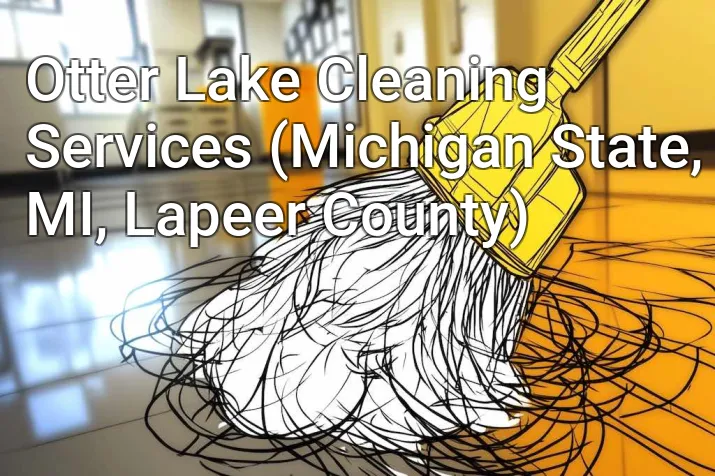 Otter Lake Cleaning Services (Michigan State, MI, Lapeer County)