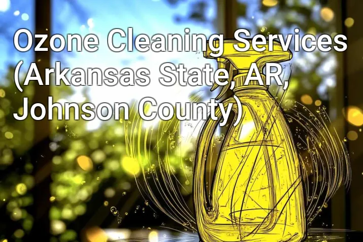Ozone Cleaning Services (Arkansas State, AR, Johnson County)