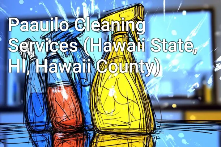 Paauilo Cleaning Services (Hawaii State, HI, Hawaii County)
