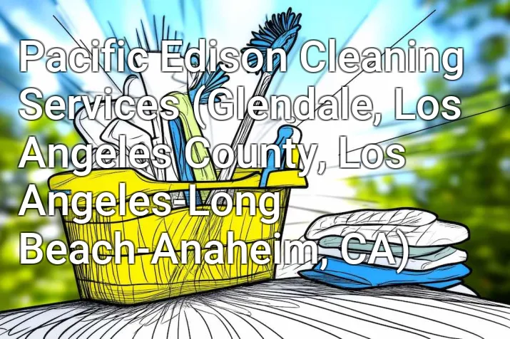 Pacific Edison Cleaning Services (Glendale, Los Angeles County, Los Angeles-Long Beach-Anaheim, CA)