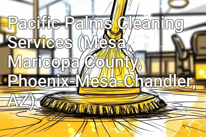 Pacific Palms Cleaning Services (Mesa, Maricopa County, Phoenix-Mesa-Chandler, AZ)