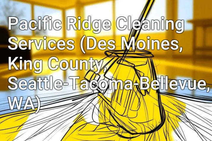 Pacific Ridge Cleaning Services (Des Moines, King County, Seattle-Tacoma-Bellevue, WA)