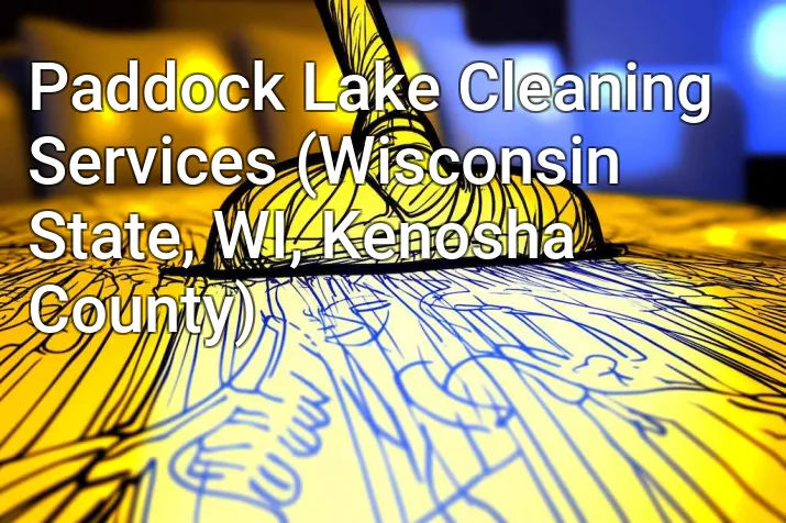 Paddock Lake Cleaning Services (Wisconsin State, WI, Kenosha County)