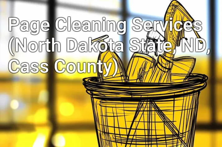 Page Cleaning Services (North Dakota State, ND, Cass County)