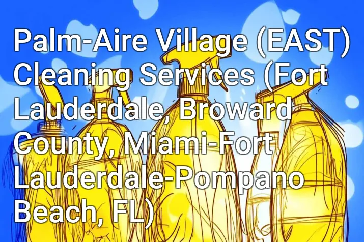 Palm-Aire Village (EAST) Cleaning Services (Fort Lauderdale, Broward County, Miami-Fort Lauderdale-Pompano Beach, FL)