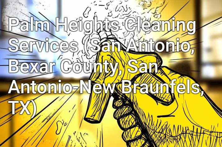Palm Heights Cleaning Services (San Antonio, Bexar County, San Antonio-New Braunfels, TX)