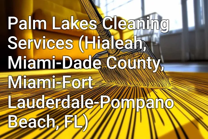 Palm Lakes Cleaning Services (Hialeah, Miami-Dade County, Miami-Fort Lauderdale-Pompano Beach, FL)