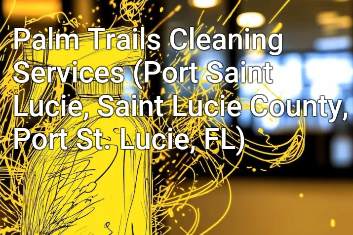 Palm Trails Cleaning Services (Port Saint Lucie, Saint Lucie County, Port St. Lucie, FL)