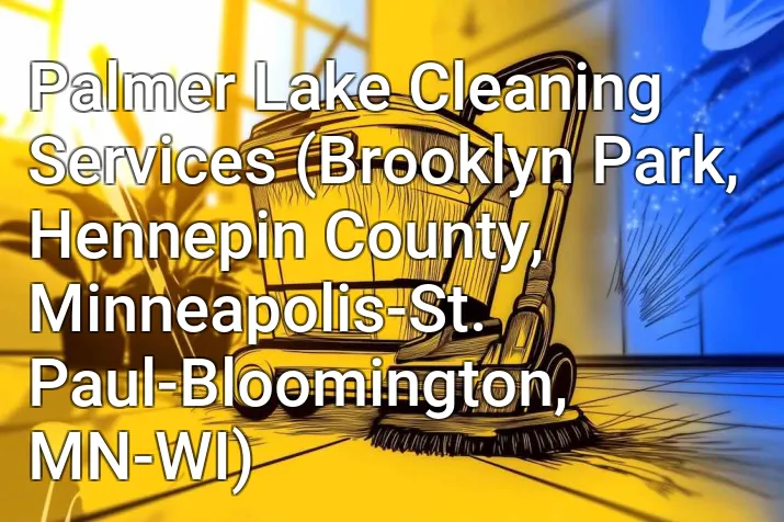 Palmer Lake Cleaning Services (Brooklyn Park, Hennepin County, Minneapolis-St. Paul-Bloomington, MN-WI)