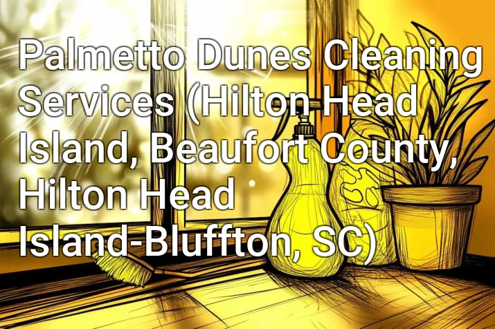 Palmetto Dunes Cleaning Services (Hilton Head Island, Beaufort County, Hilton Head Island-Bluffton, SC)