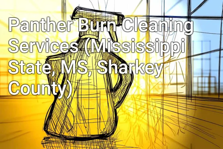 Panther Burn Cleaning Services (Mississippi State, MS, Sharkey County)