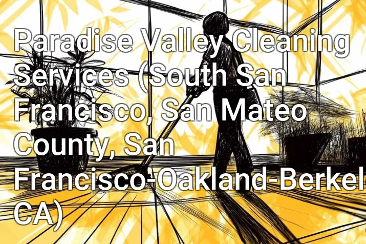 Paradise Valley Cleaning Services (South San Francisco, San Mateo County, San Francisco-Oakland-Berkeley, CA)