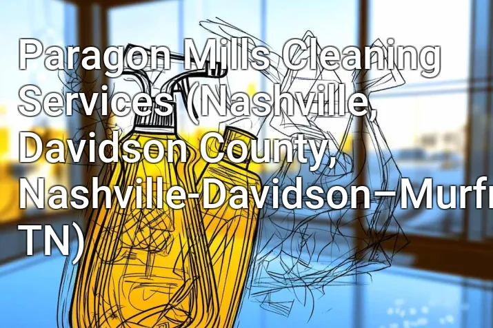 Paragon Mills Cleaning Services (Nashville, Davidson County, Nashville-Davidson–Murfreesboro–Franklin, TN)