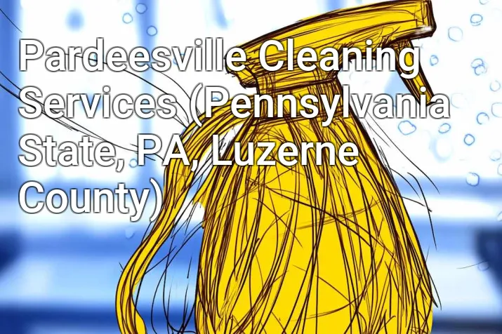 Pardeesville Cleaning Services (Pennsylvania State, PA, Luzerne County)