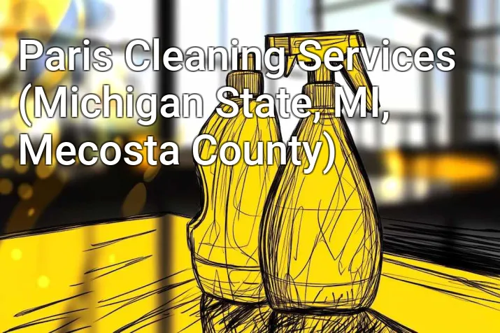 Paris Cleaning Services (Michigan State, MI, Mecosta County)