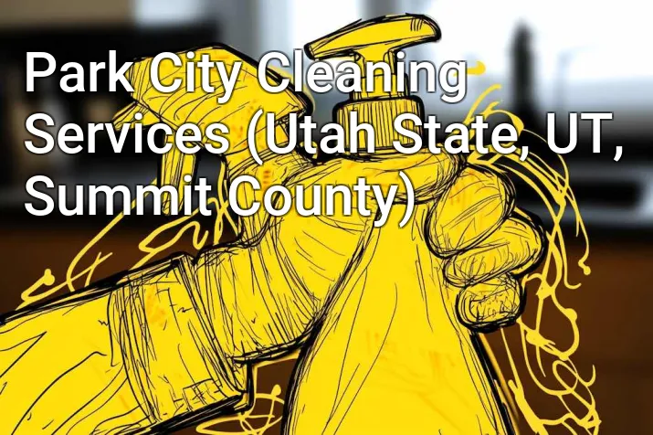 Park City Cleaning Services (Utah State, UT, Summit County)