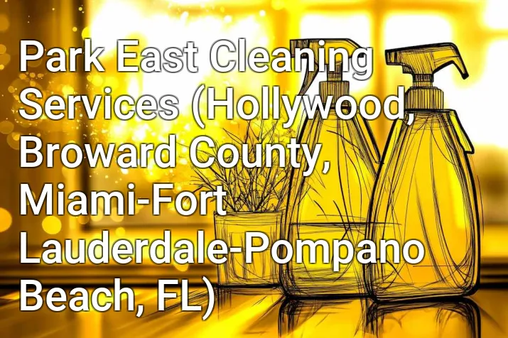 Park East Cleaning Services (Hollywood, Broward County, Miami-Fort Lauderdale-Pompano Beach, FL)