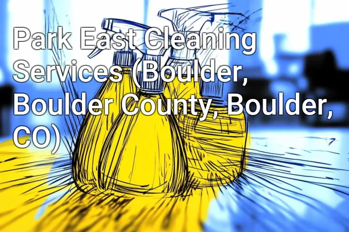 Park East Cleaning Services (Boulder, Boulder County, Boulder, CO)