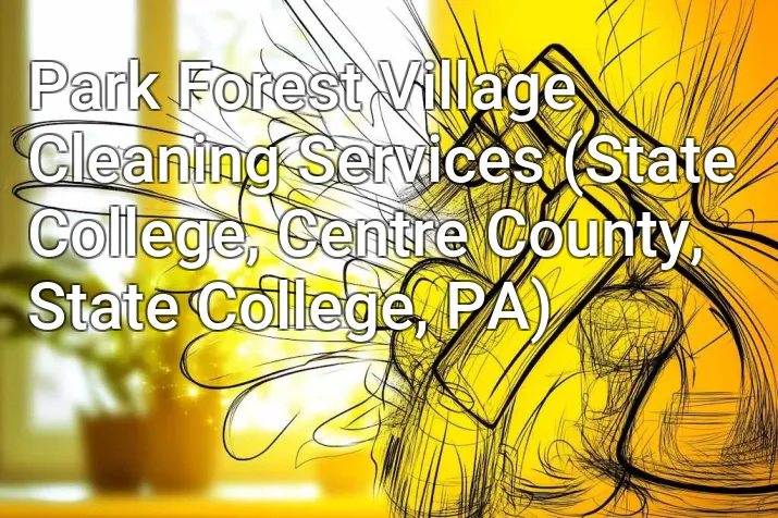 Park Forest Village Cleaning Services (State College, Centre County, State College, PA)