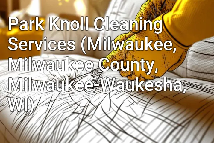 Park Knoll Cleaning Services (Milwaukee, Milwaukee County, Milwaukee-Waukesha, WI)