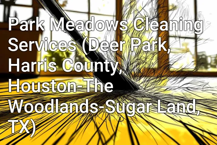 Park Meadows Cleaning Services (Deer Park, Harris County, Houston-The Woodlands-Sugar Land, TX)