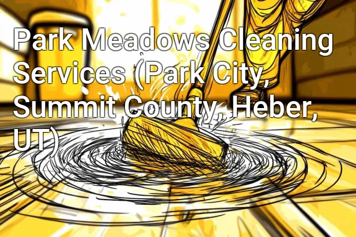 Park Meadows Cleaning Services (Park City, Summit County, Heber, UT)