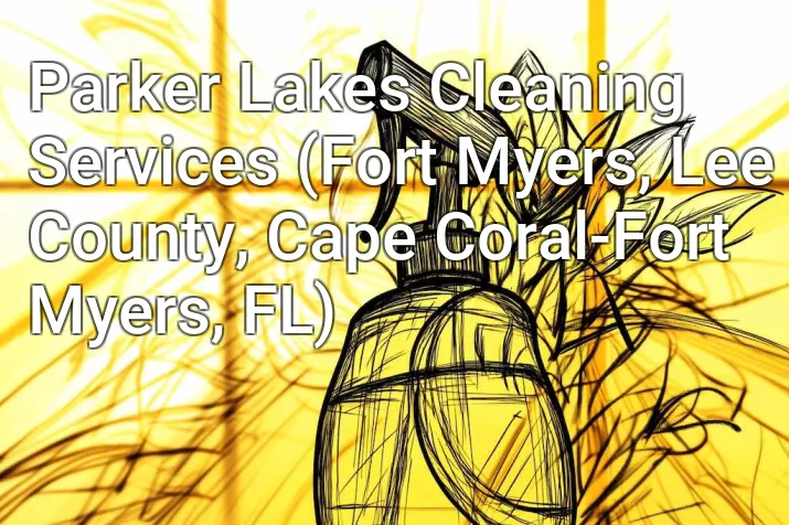 Parker Lakes Cleaning Services (Fort Myers, Lee County, Cape Coral-Fort Myers, FL)