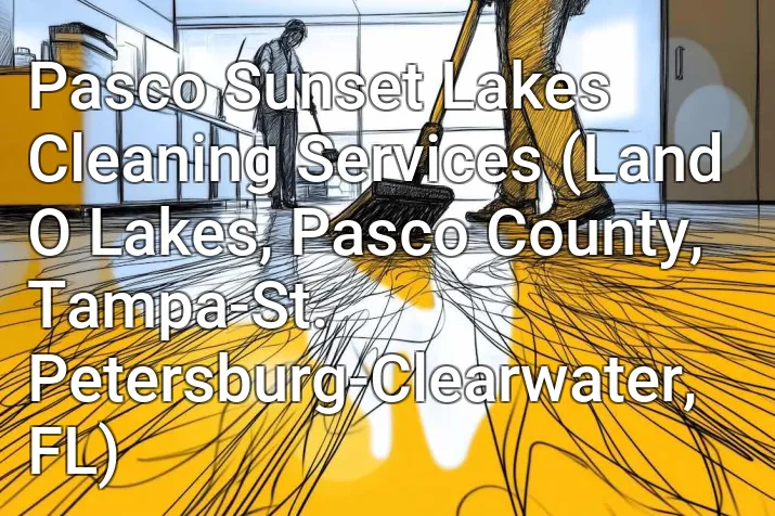 Pasco Sunset Lakes Cleaning Services (Land O Lakes, Pasco County, Tampa-St. Petersburg-Clearwater, FL)