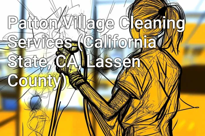 Patton Village Cleaning Services (California State, CA, Lassen County)