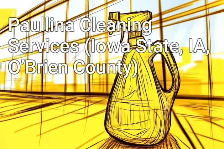 Paullina Cleaning Services (Iowa State, IA, O’Brien County)