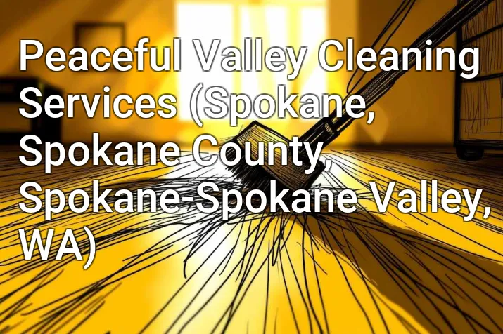 Peaceful Valley Cleaning Services (Spokane, Spokane County, Spokane-Spokane Valley, WA)