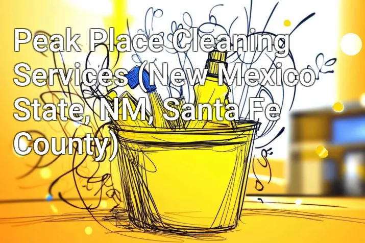 Peak Place Cleaning Services (New Mexico State, NM, Santa Fe County)