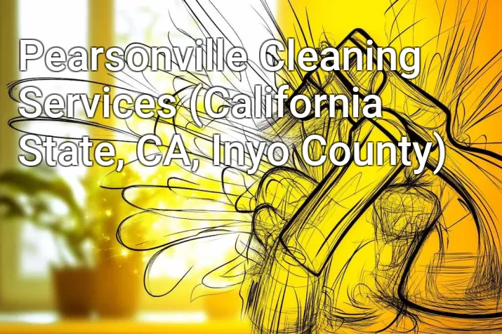 Pearsonville Cleaning Services (California State, CA, Inyo County)