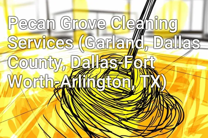 Pecan Grove Cleaning Services (Garland, Dallas County, Dallas-Fort Worth-Arlington, TX)