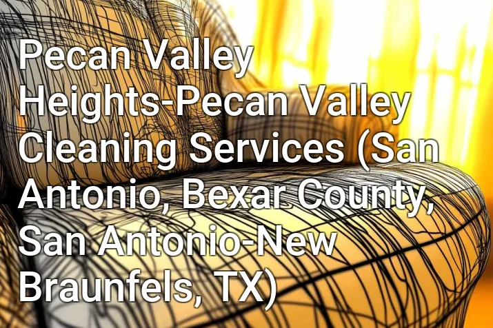 Pecan Valley Heights-Pecan Valley Cleaning Services (San Antonio, Bexar County, San Antonio-New Braunfels, TX)