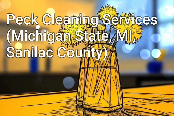Peck Cleaning Services (Michigan State, MI, Sanilac County)