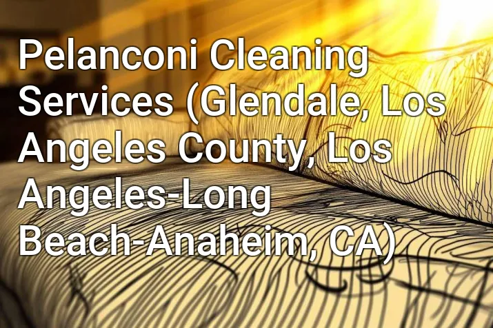 Pelanconi Cleaning Services (Glendale, Los Angeles County, Los Angeles-Long Beach-Anaheim, CA)