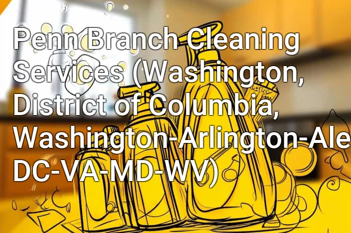 Penn Branch Cleaning Services (Washington, District of Columbia, Washington-Arlington-Alexandria, DC-VA-MD-WV)