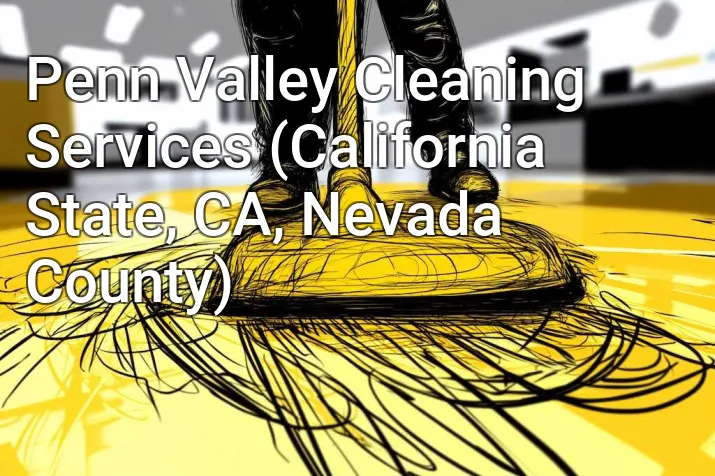 Penn Valley Cleaning Services (California State, CA, Nevada County)