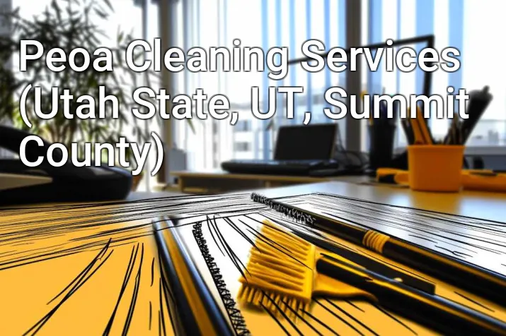 Peoa Cleaning Services (Utah State, UT, Summit County)