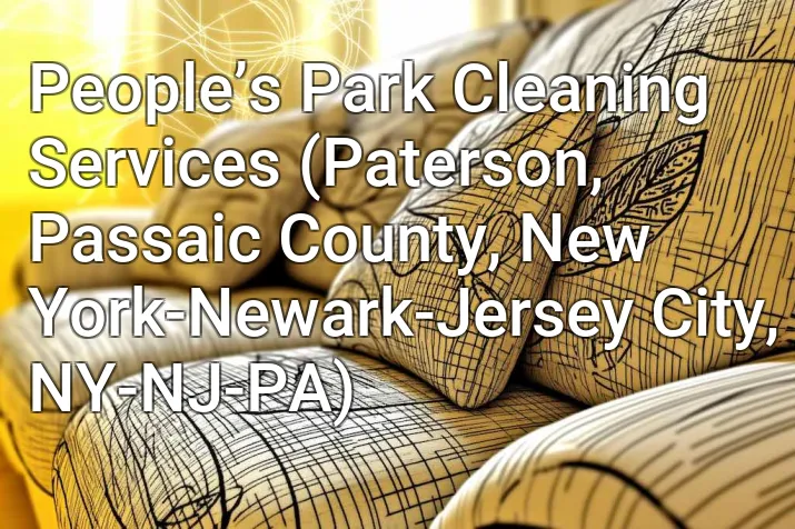 People’s Park Cleaning Services (Paterson, Passaic County, New York-Newark-Jersey City, NY-NJ-PA)