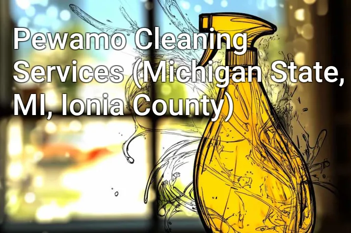 Pewamo Cleaning Services (Michigan State, MI, Ionia County)
