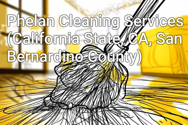 Phelan Cleaning Services (California State, CA, San Bernardino County)