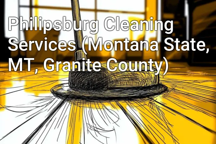 Philipsburg Cleaning Services (Montana State, MT, Granite County)