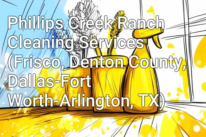 Phillips Creek Ranch Cleaning Services (Frisco, Denton County, Dallas-Fort Worth-Arlington, TX)