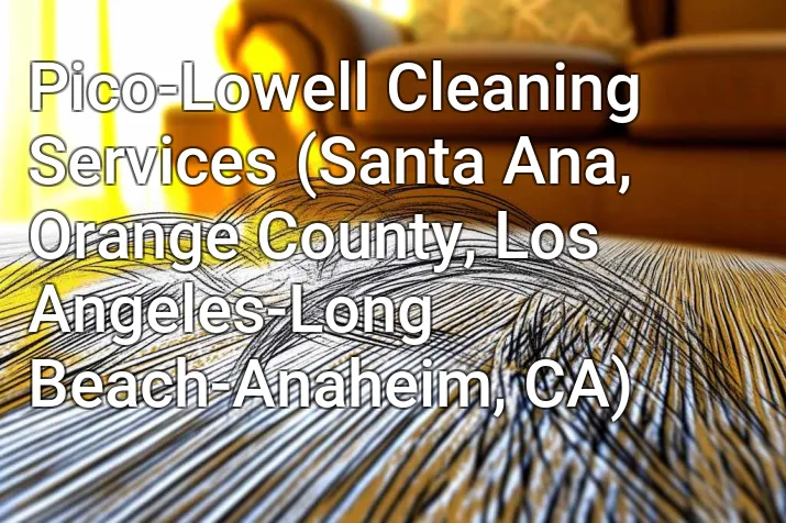 Pico-Lowell Cleaning Services (Santa Ana, Orange County, Los Angeles-Long Beach-Anaheim, CA)
