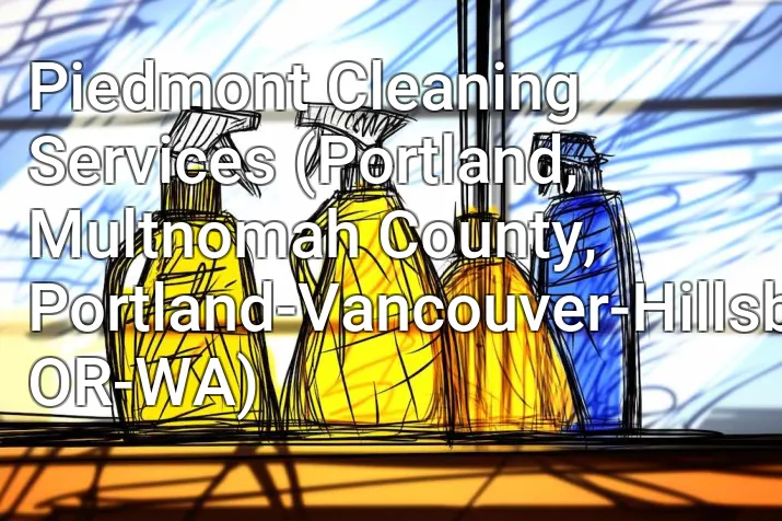 Piedmont Cleaning Services (Portland, Multnomah County, Portland-Vancouver-Hillsboro, OR-WA)