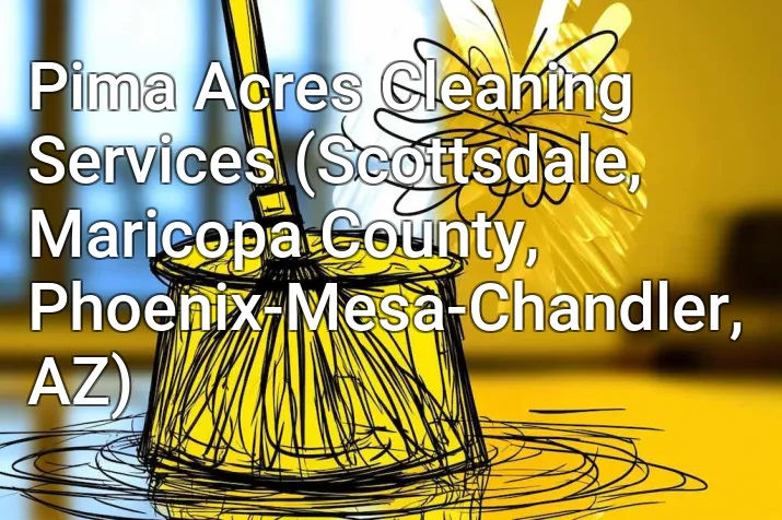 Pima Acres Cleaning Services (Scottsdale, Maricopa County, Phoenix-Mesa-Chandler, AZ)