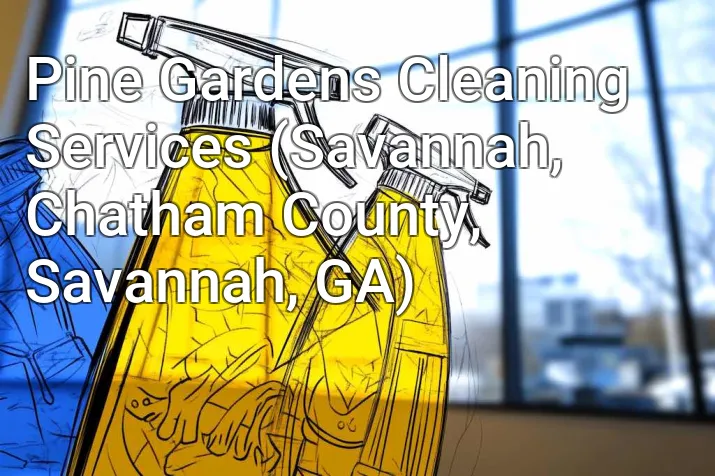 Pine Gardens Cleaning Services (Savannah, Chatham County, Savannah, GA)
